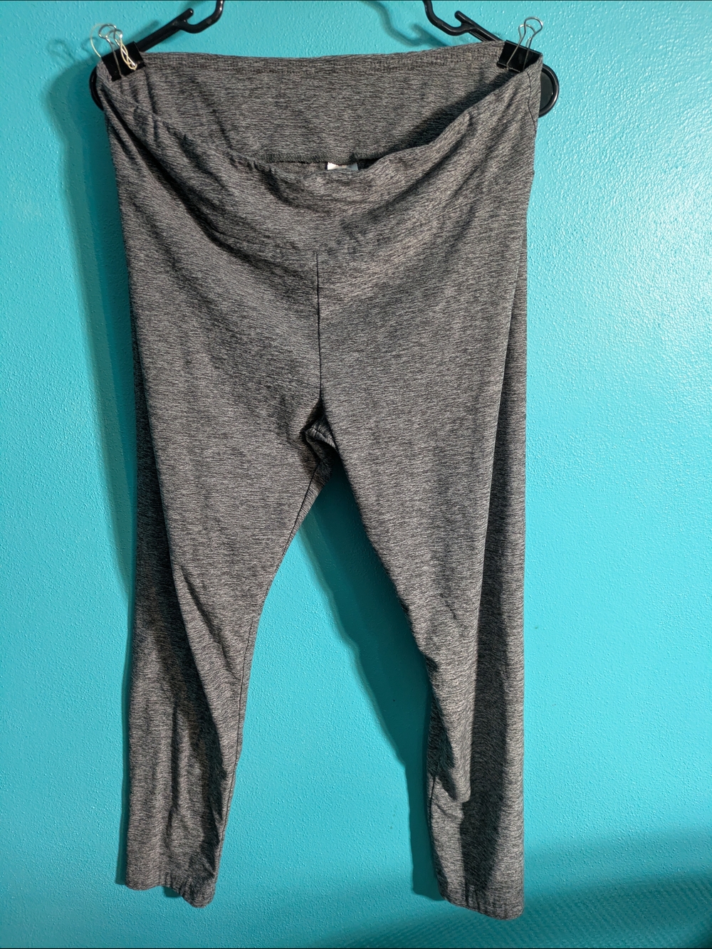 No Boundaries Gray Heather Stretch Leggings